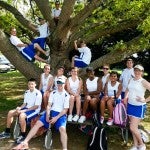 All together now: Chilton County High School’s boys and girls tennis teams are shown after their final matches of the regular season.