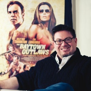 Battles co-wrote the original script of "The Baytown Outlaws" with Griffin Hood.