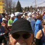 As Clanton runner Cecil Pavey crossed the finish line at the Boston Marathon Monday, he not only had support from Chilton County but from 1 million spectators in Boston. 