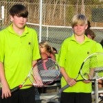 Andrew Morton and Jake Long started on the Jemison tennis team as seventh graders.