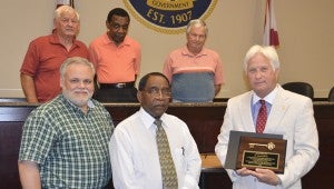 The council also recognized Jemison High School band director George Martin, who retired from his position at JHS in May.