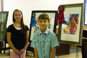 Junior Division winners include (left to right) Lindsey Wood and Aiden Turner. 