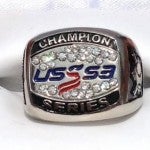 The North Chilton Intensity all-stars received championship rings from the U.S. Specialty Sports Association after their second-place finish in the World Series.