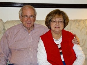 Ray Scruggs (left) is pictured with his wife, Hera Scruggs.