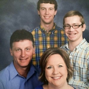 Faith, church and community brought the Scott family together to overcome some of the darkest times of their lives. Pictured are Terry Scott, Angie Scott, Tyler Scott and Ryan Scott. (Contributed Photos)