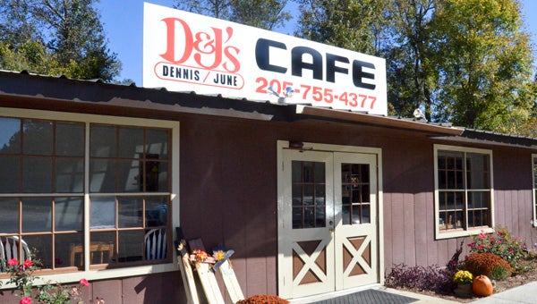 D&J’s Café opened Oct. 1 in the former Lessie’s location and a short distance from Hickory Chip. (Photo by Emily Reed)