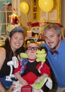 Jones was diagnosed with Tay-Sachs, a rare genetic disorder when he was only 14 months old in October 2012.