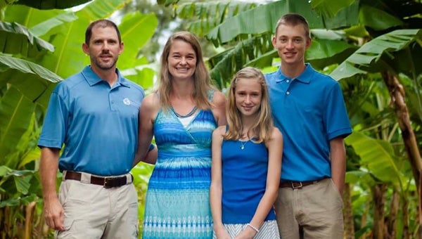 Family on a mission: Myron, Holly, Rachel and Ryan West all served as missionaries to the Acholi in Uganda. (Contributed photos)