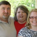 God’s plan: Mark and Laura Jones adopted Josie after trying for years to have a child.